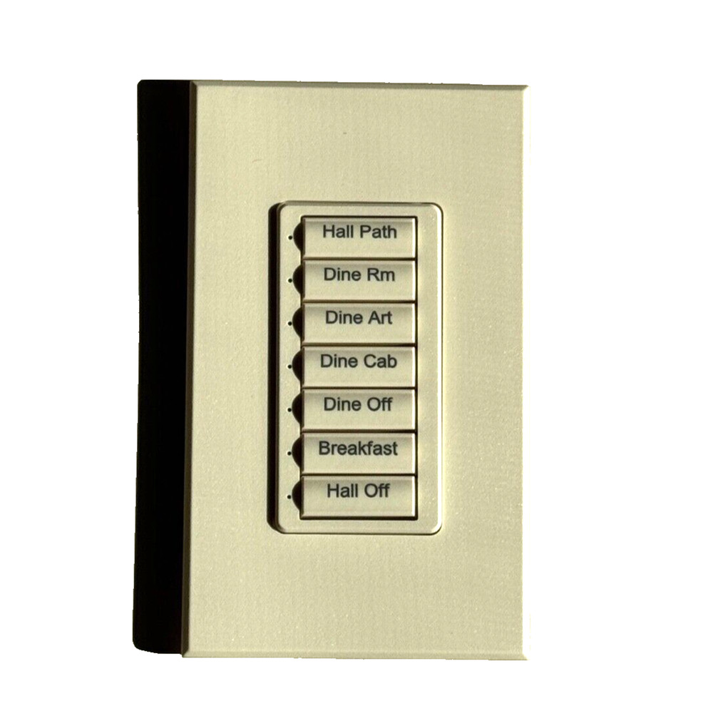 Lutron Homeworks SK-7B-I-BE-E Faceplate Button Kit New In Box